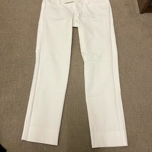lilly pulitzer white cropped pants